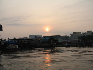 Can Tho - Sunrise over the Mekong delta