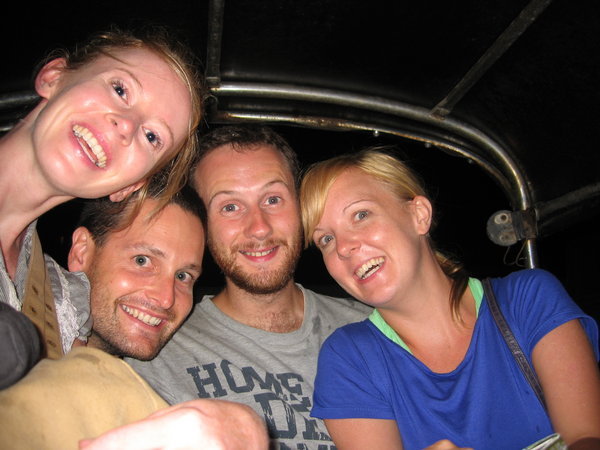 Chiang Mai - A little squashy in our "Pimped out" Tuk Tuk