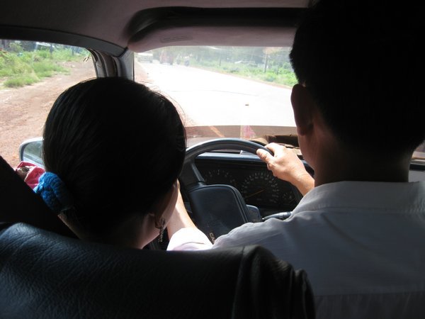 Driving in Cambodia