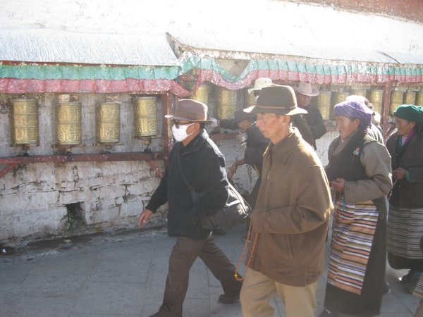 Prayer Wheels- Lhasa, Tibet