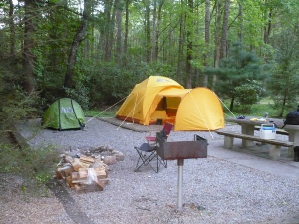 Nice park for tent camping