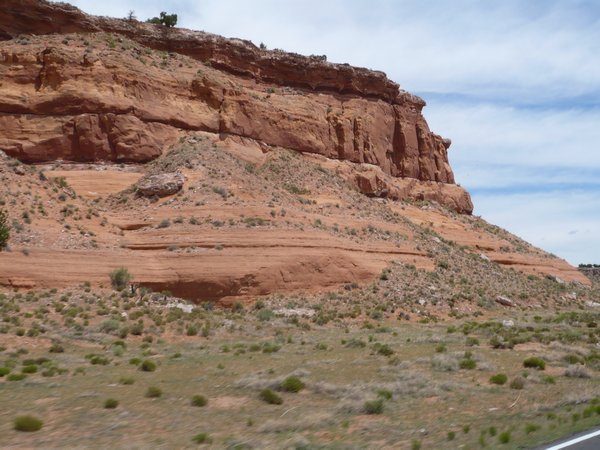 Red rock mesas