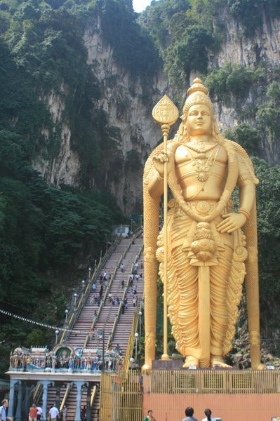 world's tallest statue of Murugan, a hindu diety
