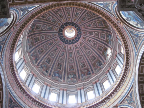 Looking up at the dome