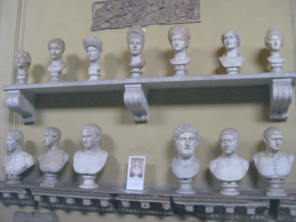 Greek and Roman busts