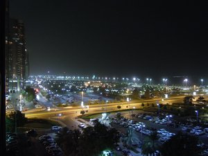 Corniche at night