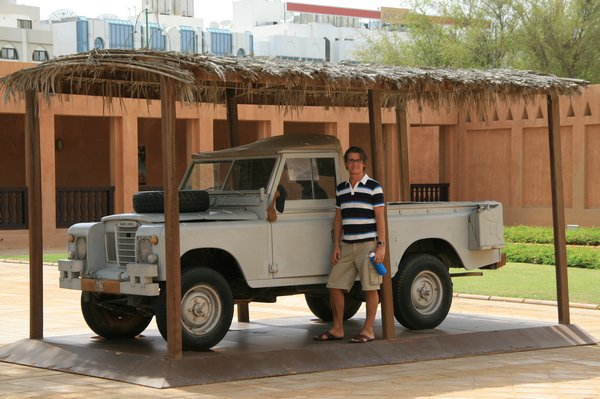 Paul with the Sheiks jeep