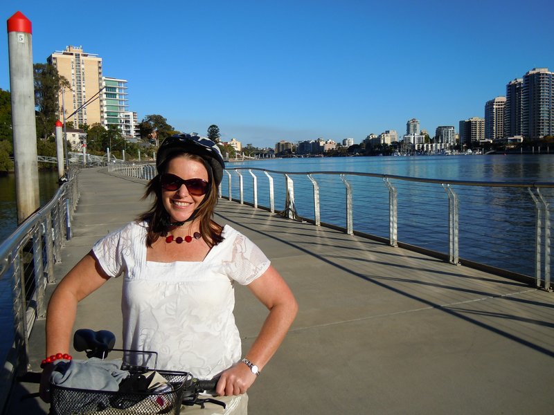 Kathryn ride from Bulimba to city