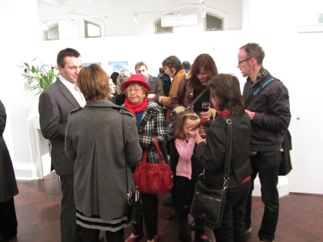 some of the Ryan clan at my exhibition