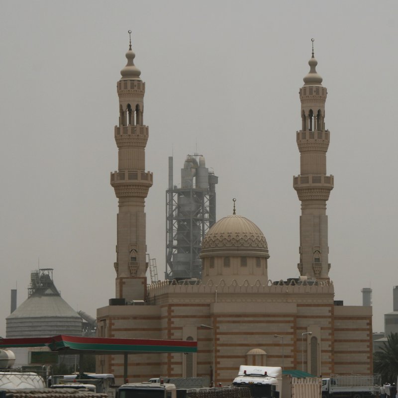 mosque by cement factory