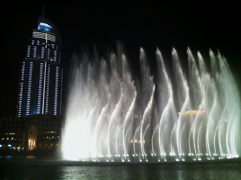 Dubai Fountains & The Address Downtown