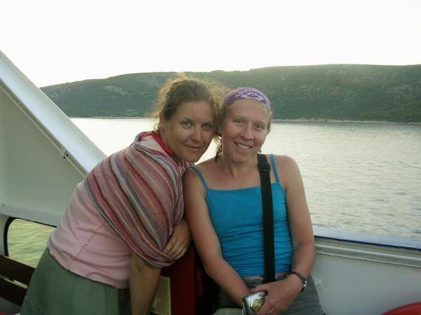 Me and Emily on o/night ferry