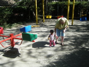 At the playground