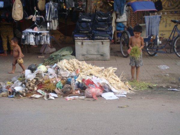 Typical cambodian street