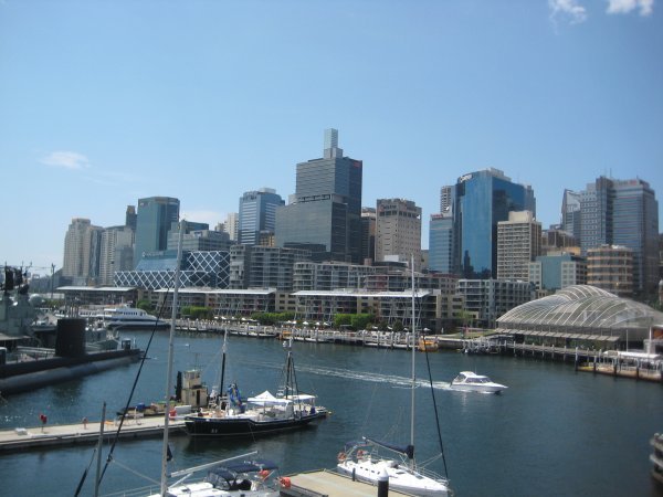 la City depuis Darling Harbour