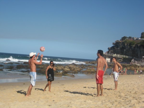 Beach volley fin Mars!