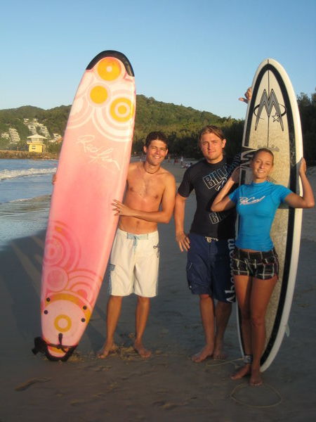 Surf avec Kevin et Aarje