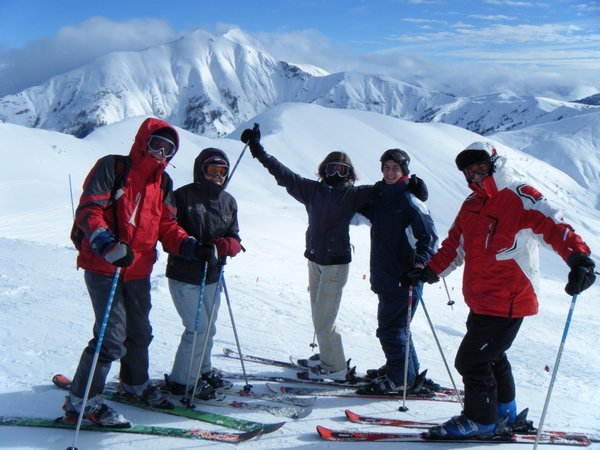La famille au ski