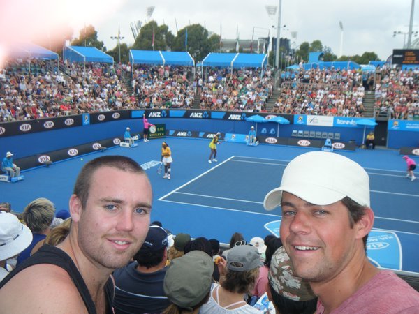 Australian Open - Paul & moi