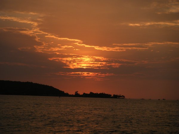 Sihanoukville - Coucher de soleil