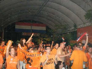 Bangkok - Finale de la coupe du monde a l'ambassade des Pays-Bas