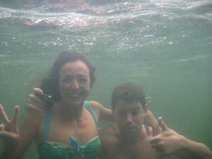 Avec Eva sous l'eau