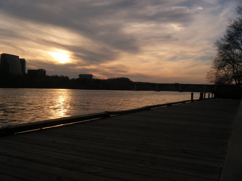 Coucher de soleil sur le Potomac
