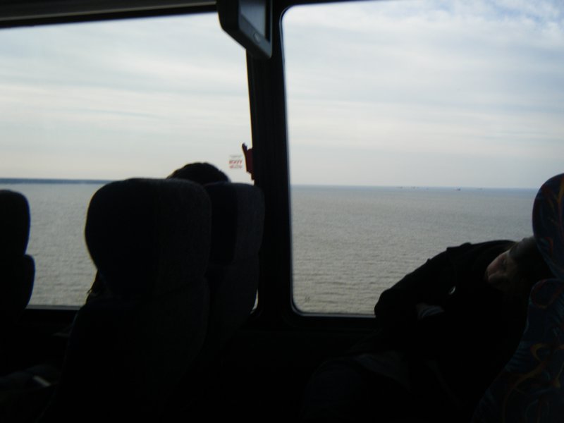 Dans le bus vers Delaware - Au-dessus de Chesapeake Bay