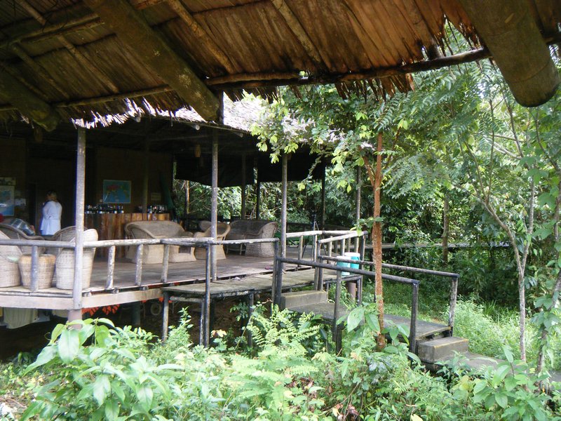 Koh Kong - La partie commune de Rainbow Lodge