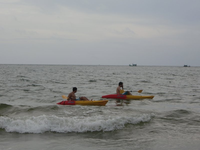 Sihanoukville - Kayak avec Tom