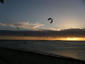Kite surfing au Meridien