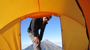 Notre tente sur Mt. Merbabu