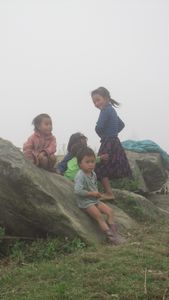 Sapa - Enfants dans le brouillard