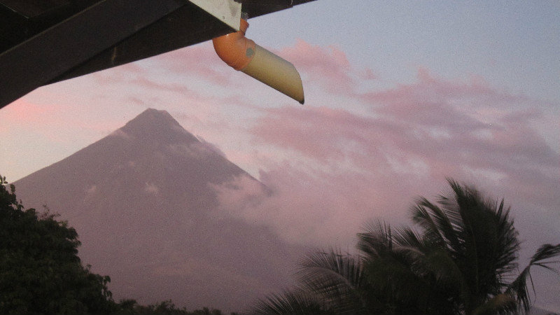 Legaspi - Vue sur le volcan depuis Balay de la Rama