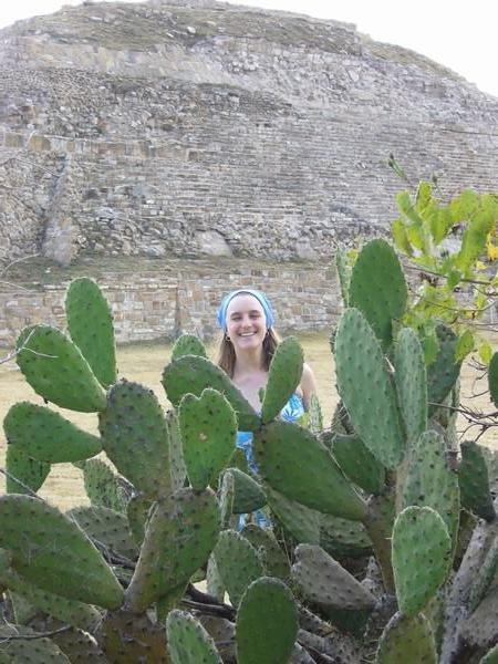 Louisa in cactus