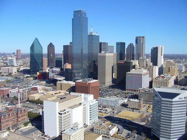 View of Dallas from observation tower