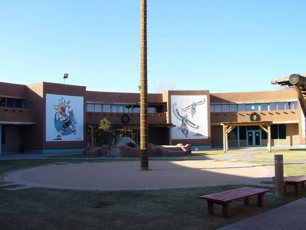 Indian Pueblo cultural centre courtyard