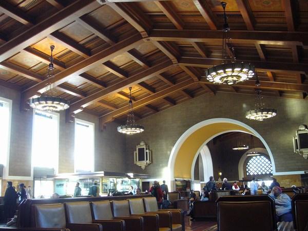 Inside LA Union Train Station