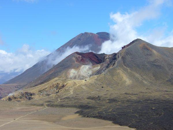 The Red Crater with Mount Doom behind