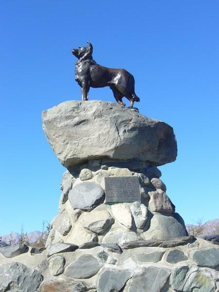 Collie Dog statue
