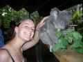 Louisa with Bahloo the koala