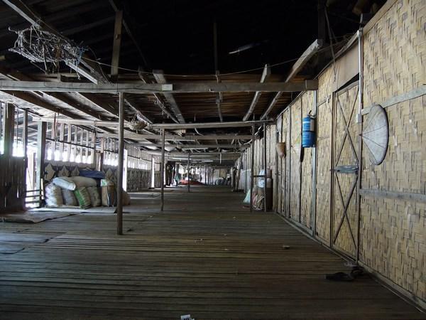 Inside the longhouse