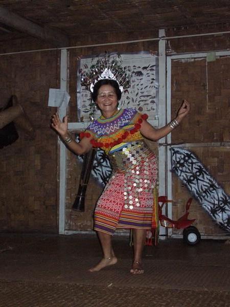 Chief's wife dancing