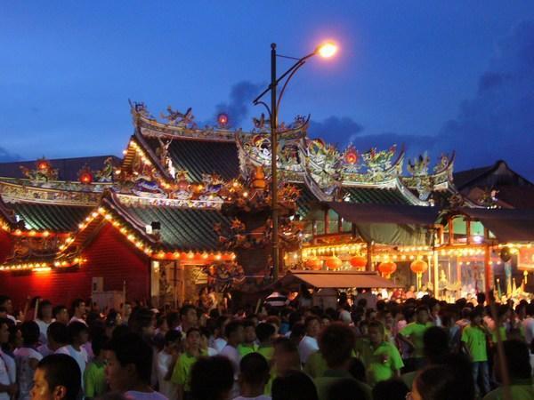 Chinese celebrations at the main temple