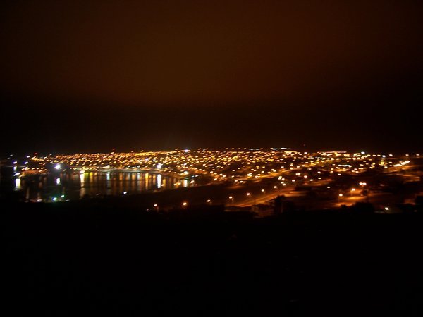 Caldera at night