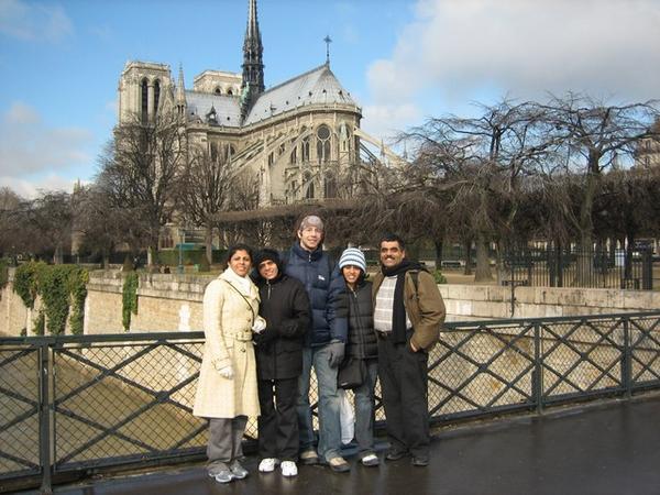 Notre Dame from behind