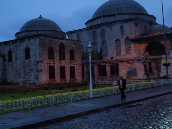 our very, very cold early morning walk through istanbul