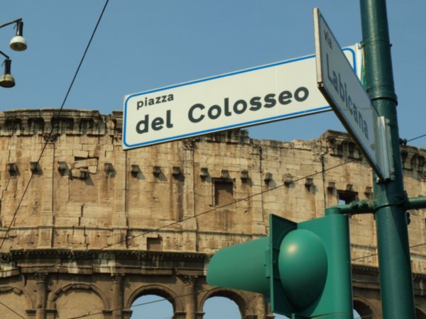 view to colosseum
