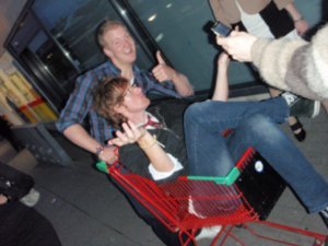 shopping trolley fun