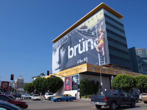 sunset boulevard - huge bruno  billboard